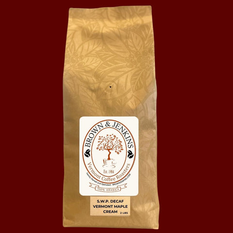 S.W.P. Decaf Vermont Maple Cream Coffee - 2 LB Bag