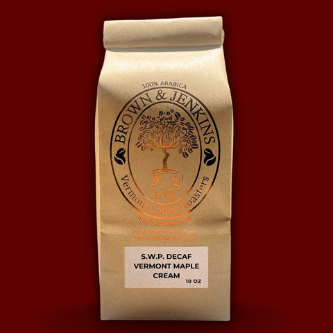 S.W.P. Decaf Vermont Maple Cream Coffee - 10 oz Bag