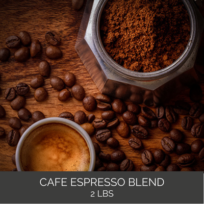 Cafe Espresso Blend Coffee - 2 LB Bag